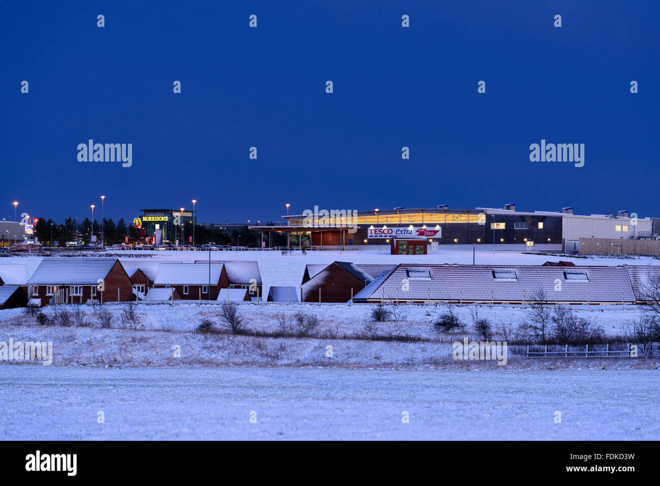 Consett nella Contea di Durham Foto Stock