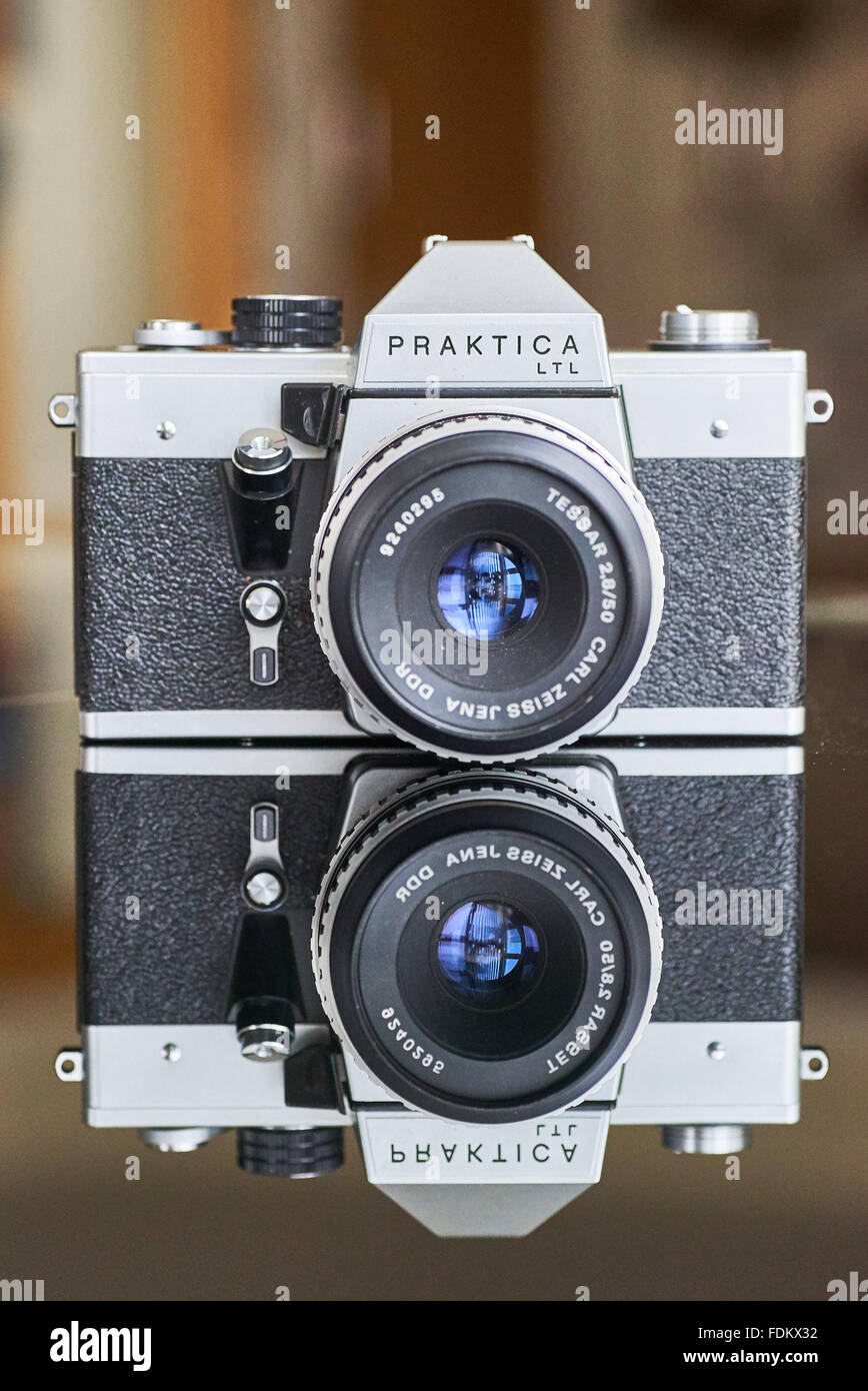 Vintage Practica fotocamera Foto Stock