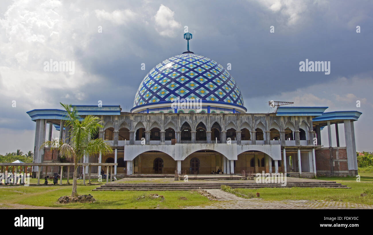 Metà moschea integrato Foto Stock