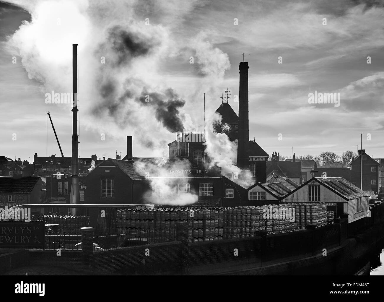 Birreria Harveys, Lewes, Sussex Foto Stock