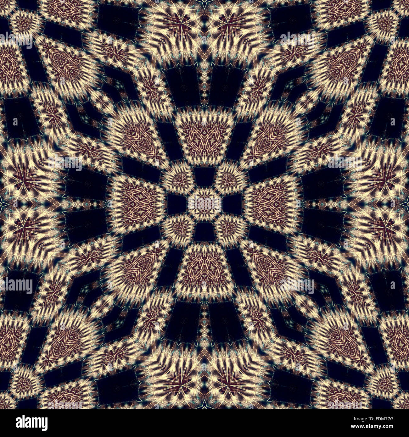 Oriental seamless Sfondo piastrelle, fantasy fiore pattern Foto Stock