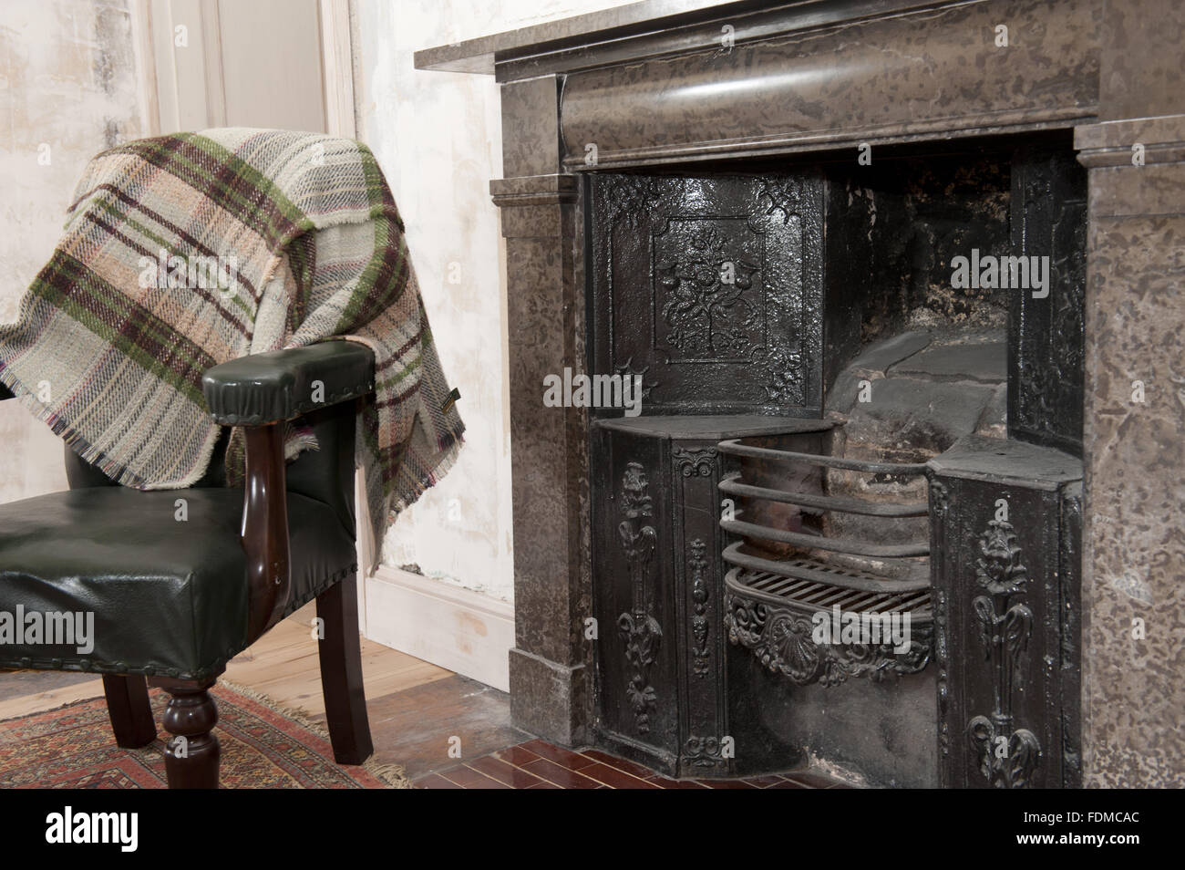 Camino ad Allan Bank, una volta casa di William Wordsworth e a sinistra del National Trust da Canon Hardwicke Rawnsley, a Grasmere, Cumbria. La casa è ora aperto al pubblico per la prima volta in 200 anni e un progetto di restauro in corso. Foto Stock