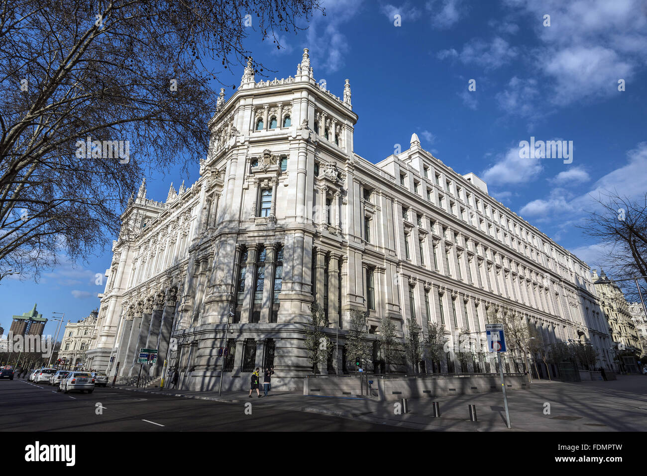 Architettura del centro storico della capitale Foto Stock