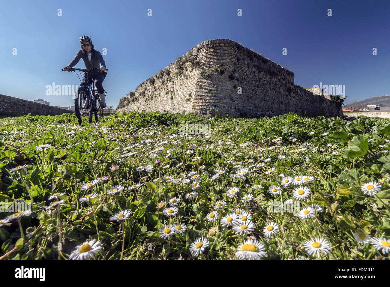Il centro storico nel nord della Spagna Foto Stock