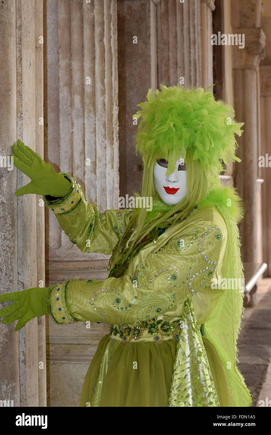 Il 2016 Venezia Carnevale a Venezia Italia Foto Stock