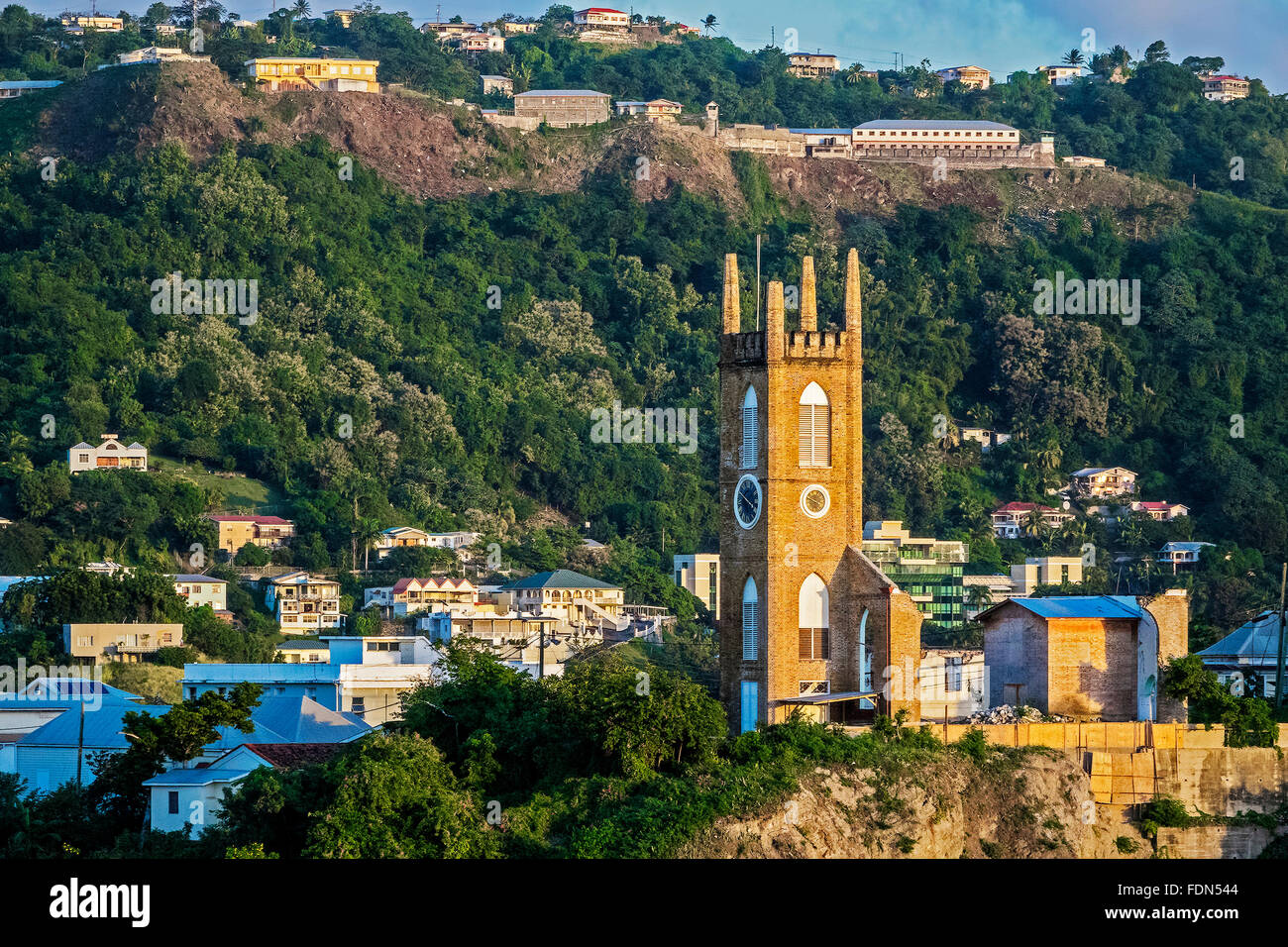 St Andrews Presbyterian Church St. Georges Grenada West Indies Foto Stock