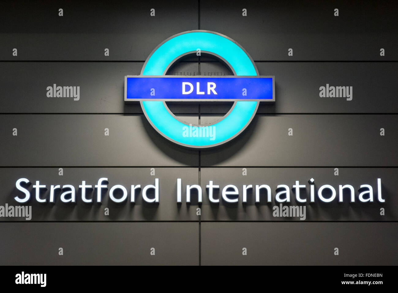 Internazionale di Stratford, Londra, Regno Unito Foto Stock