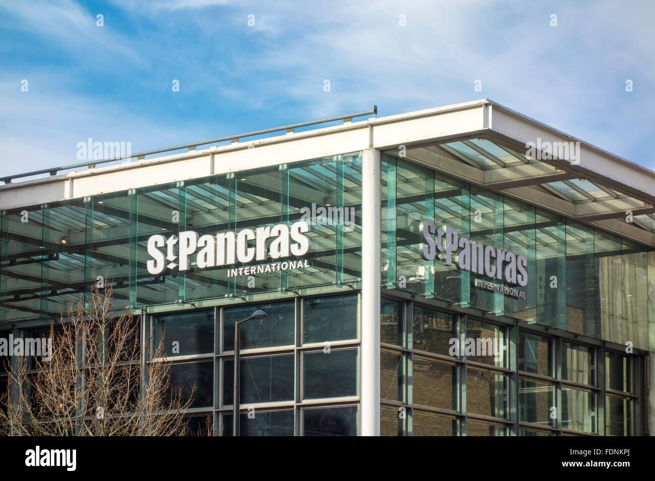 Stazione ferroviaria internazionale di St Pancras, London, Regno Unito Foto Stock