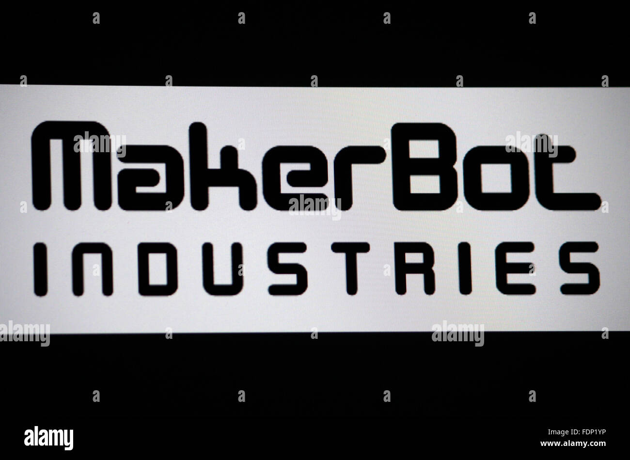 Markenname: 'Maker Bot Industries', Berlino. Foto Stock