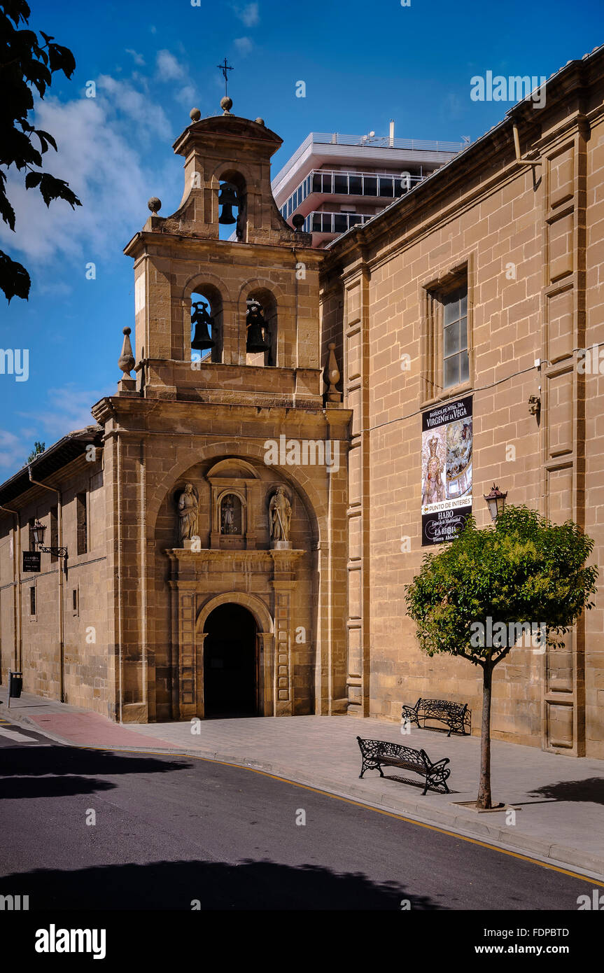 Chiesa della Virgen de la Vega in Haro, la Rioja, Spagna Foto Stock