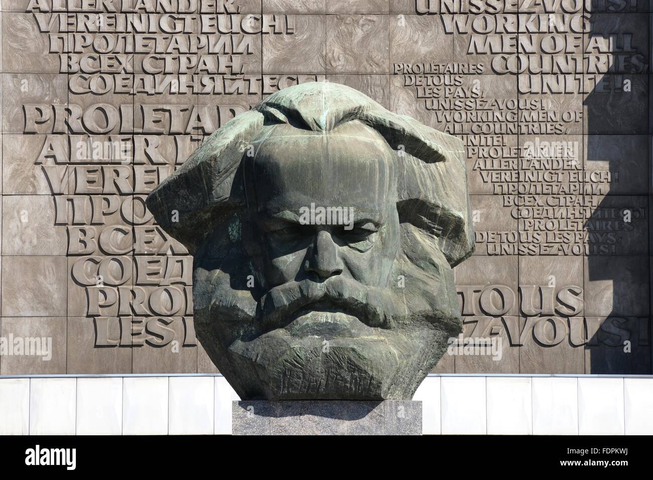 Karl Marx,Karl Marx-monumento Foto Stock