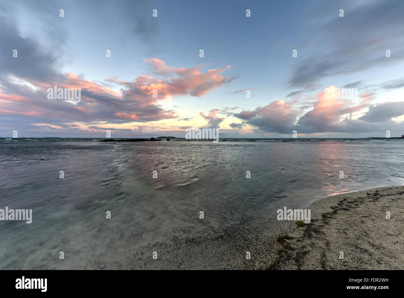 Bio Bay Lagoon in Las Croabas in Fajardo, Puerto Rico. Foto Stock