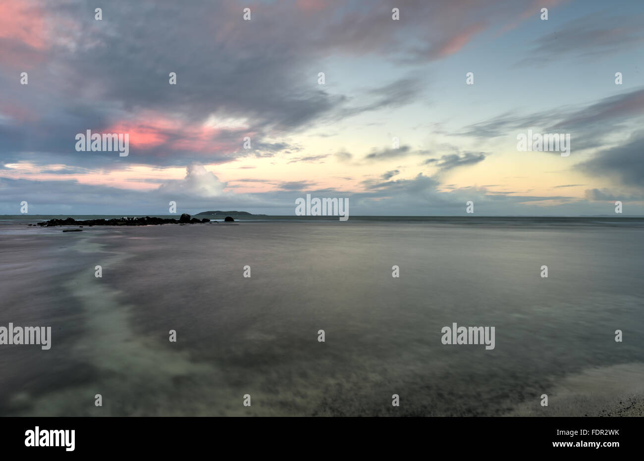 Bio Bay Lagoon in Las Croabas in Fajardo, Puerto Rico. Foto Stock