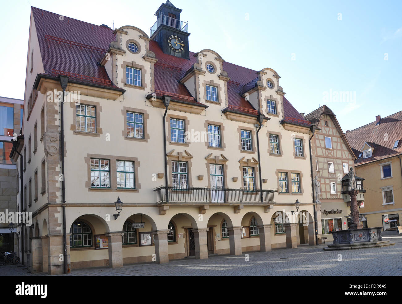 Il municipio,sigmaringen Foto Stock