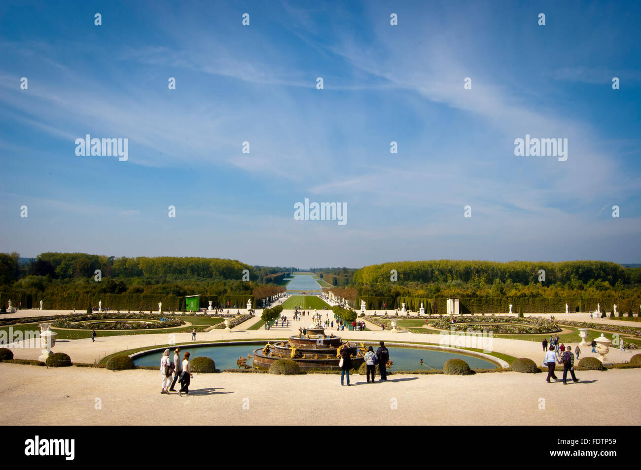 Francia, Palais de Versailles garden Foto Stock