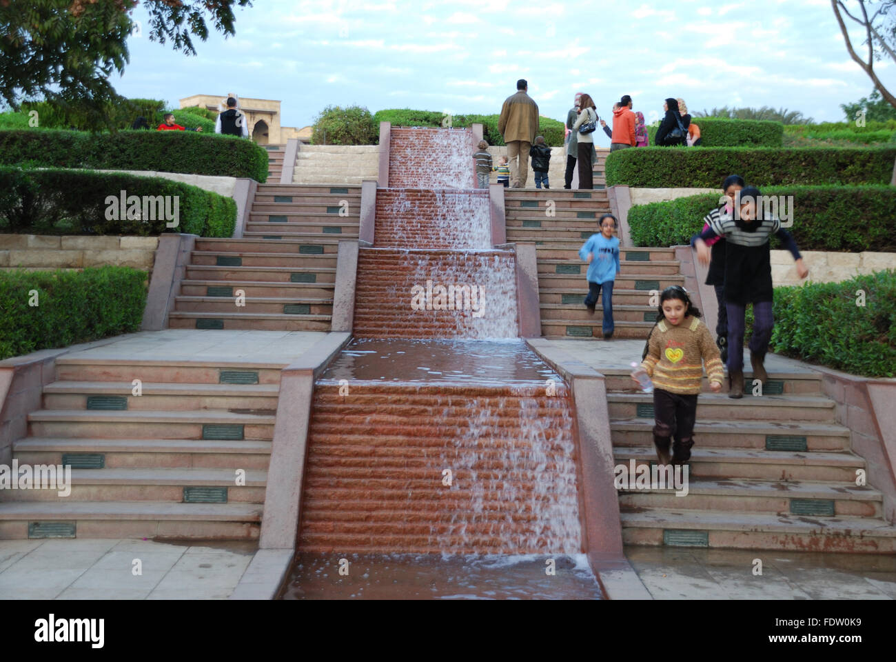 Al Azhar Park, il Cairo, Egitto - elencata come uno del mondo 60 grandi spazi pubblici dal progetto per spazi pubblici Foto Stock