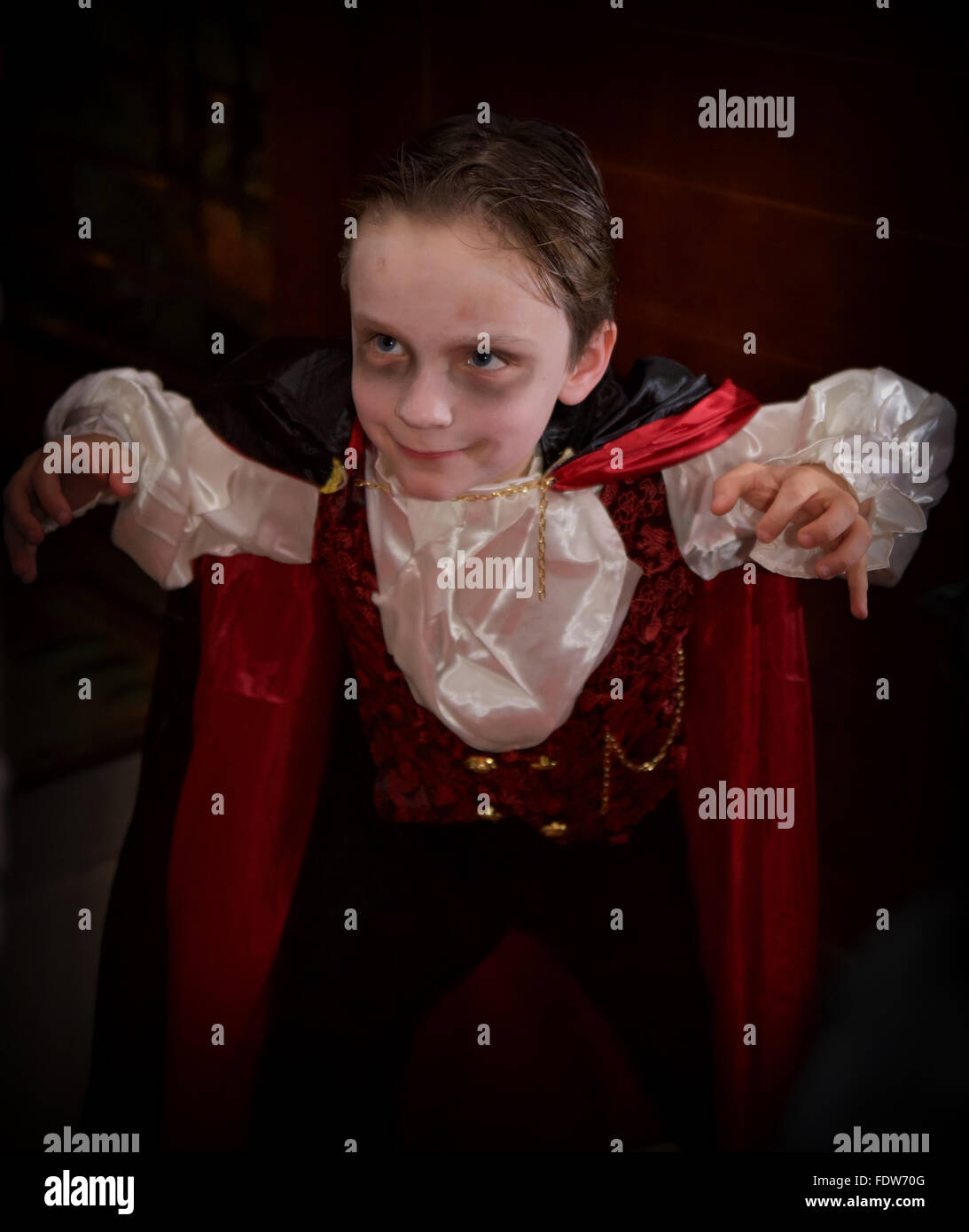 Vampire Fancy Dress Foto Stock