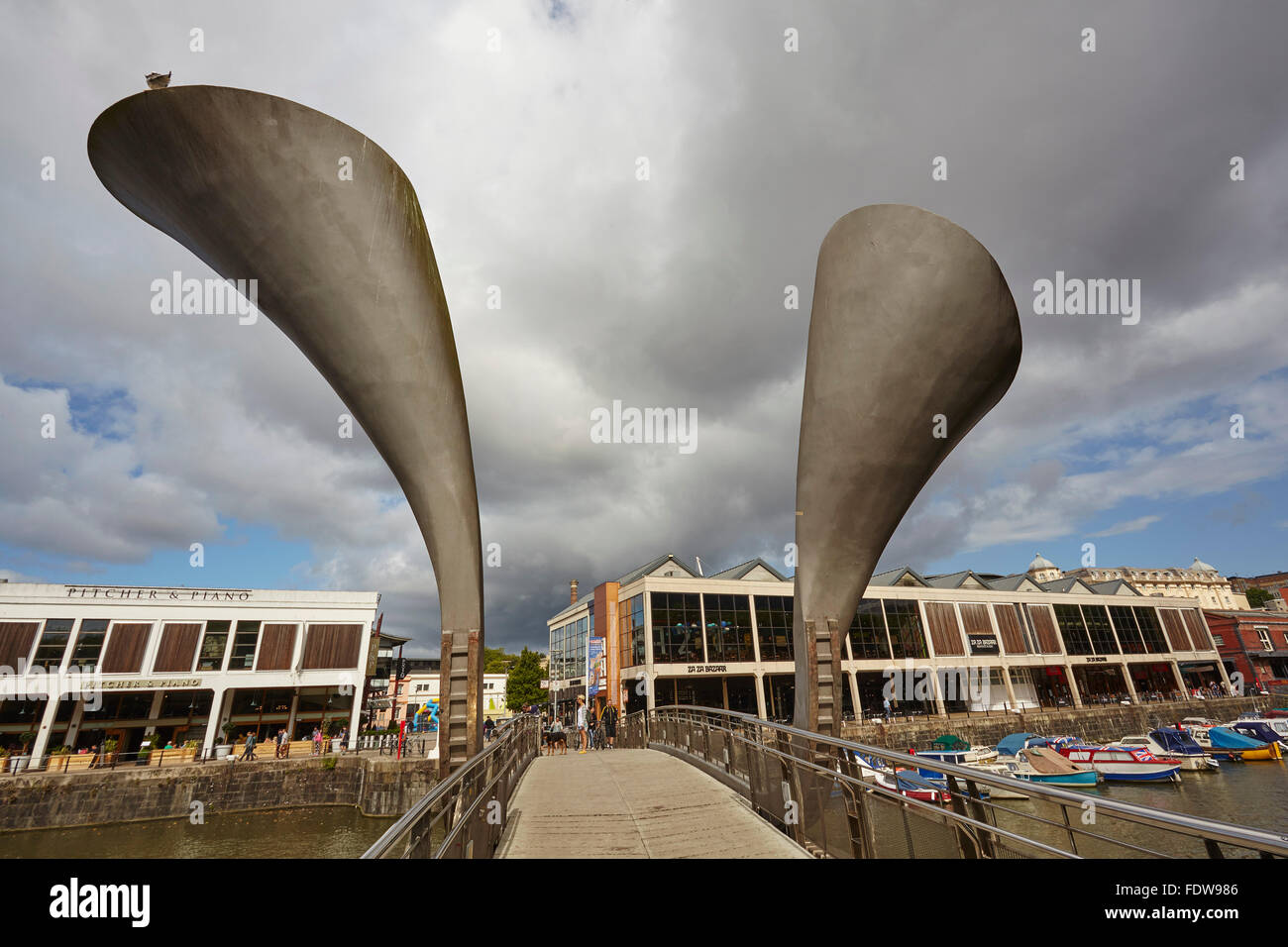 Il dock, bristol, Gran Bretagna. Foto Stock