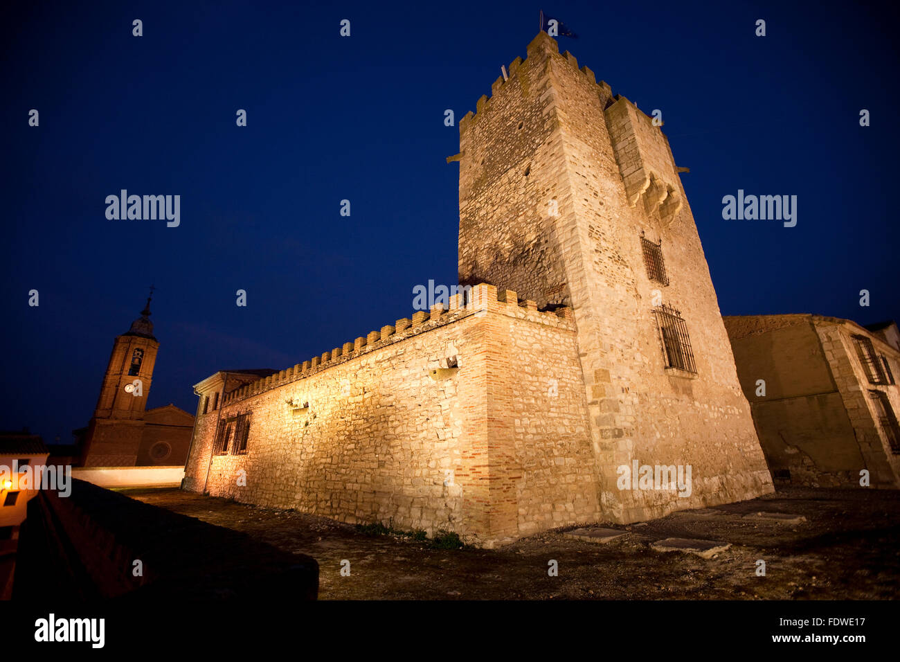 Il castello di Cortes, in Navarra. Spagna Foto Stock