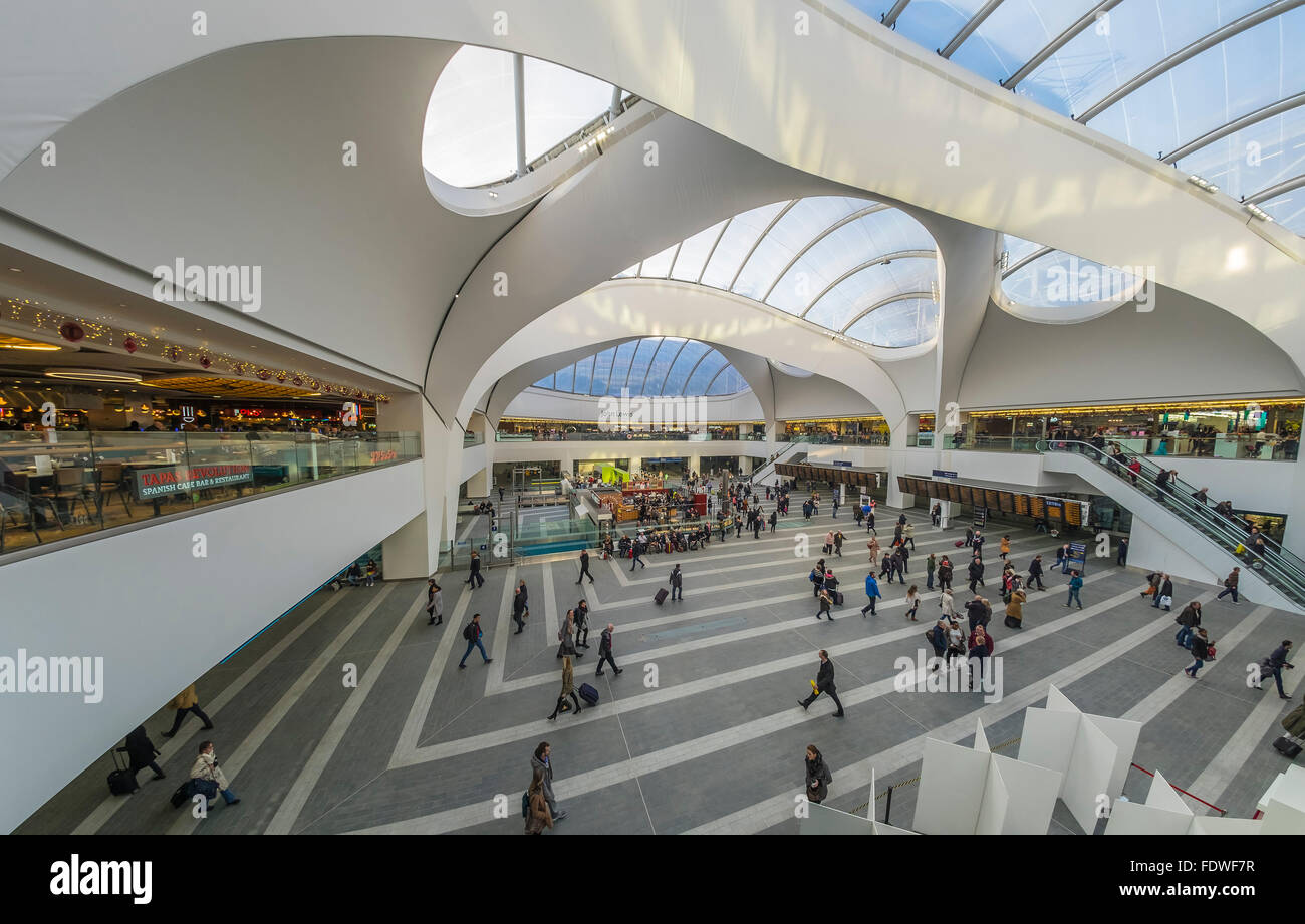 La Grand Central area dello shopping a New Street Station di Birmingham. Foto Stock
