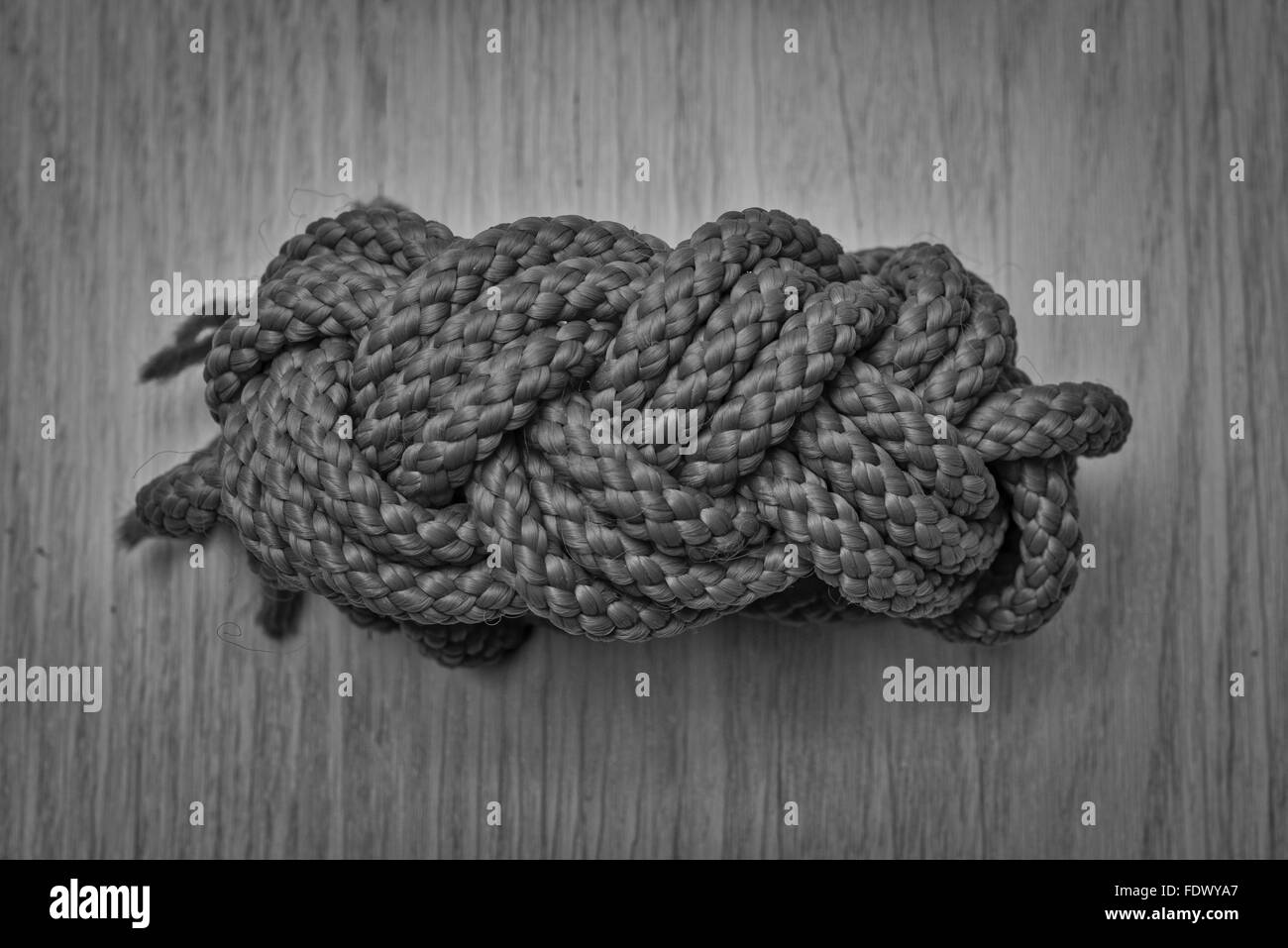 Decorativo nodo di corda Foto Stock