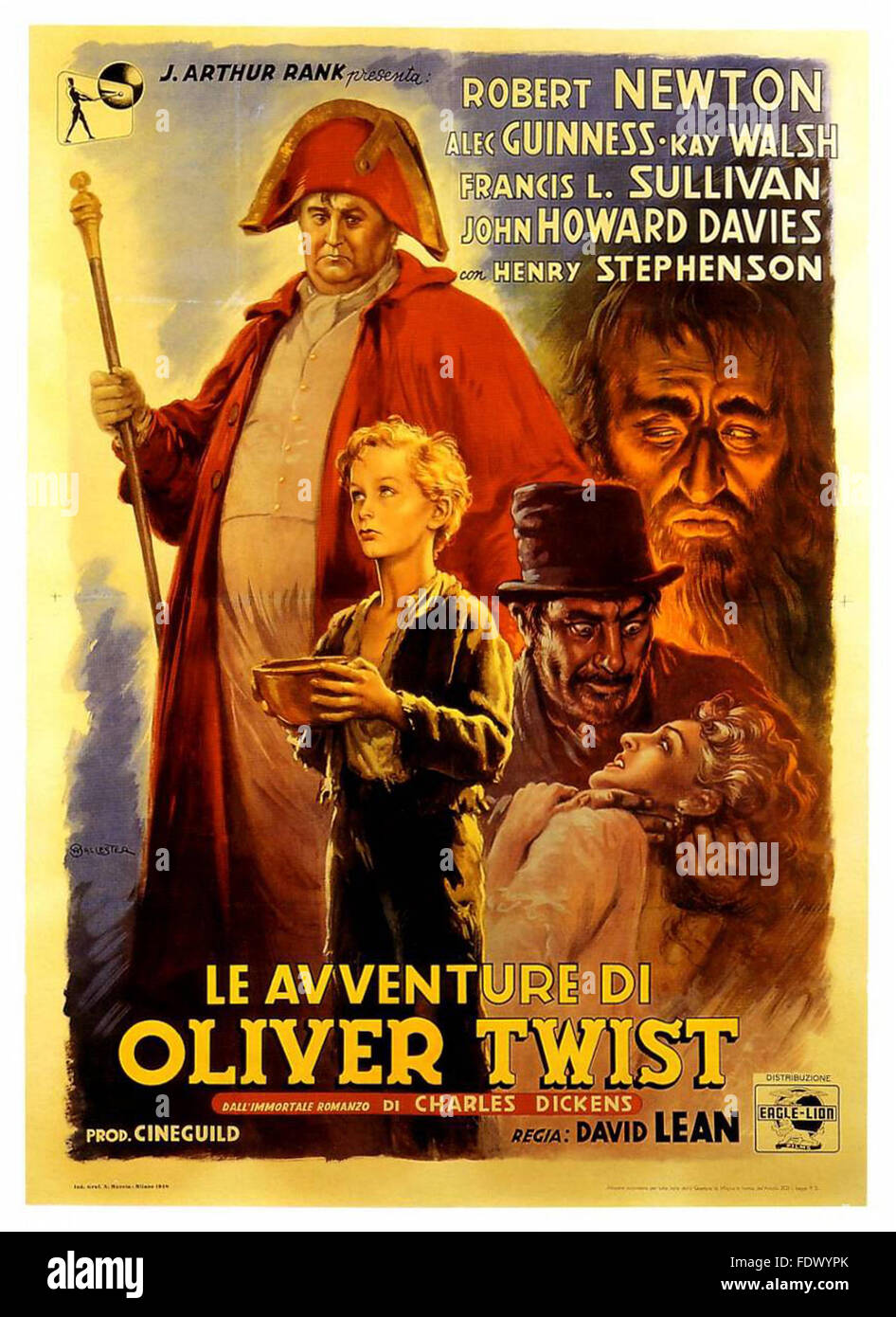 Oliver Twist (1948) - Film in italiano Poster Foto stock - Alamy