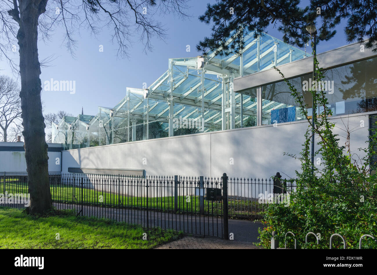 La Glasshouse a Jephson Gardens in Leamington Spa Foto Stock