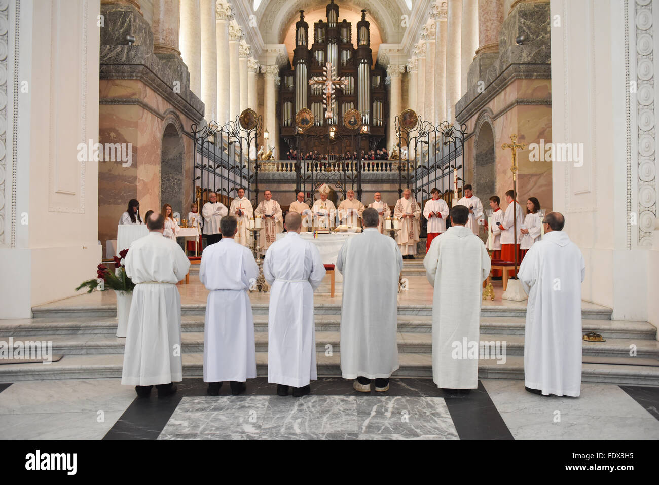 San Blasien, Germania, ordinazione episcopale nella cattedrale di San Biagio Foto Stock