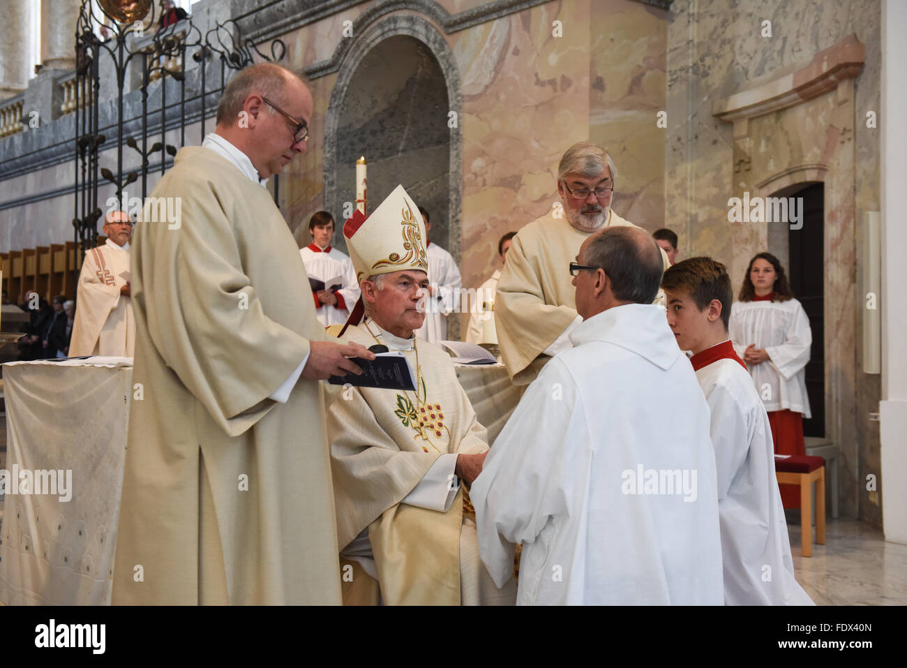 San Blasien, Germania, ordinazione episcopale nella cattedrale di San Biagio Foto Stock