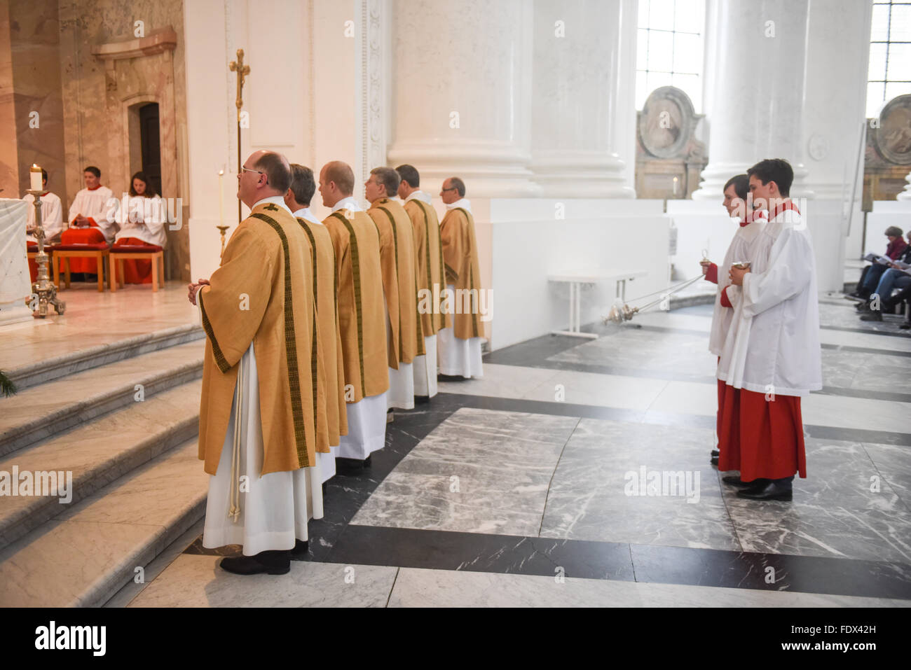 San Blasien, Germania, ordinazione episcopale nella cattedrale di San Biagio Foto Stock