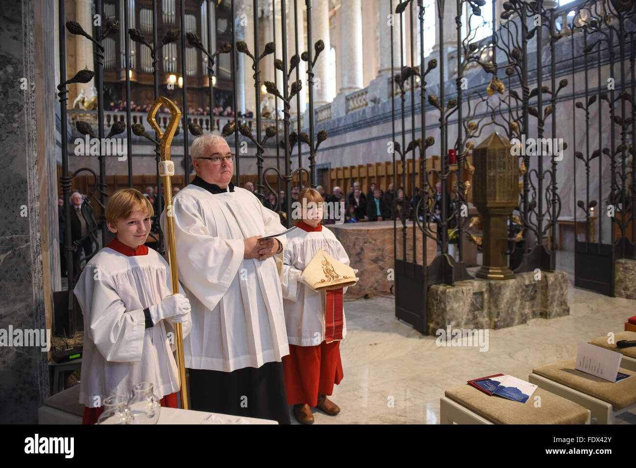 San Blasien, Germania, ordinazione episcopale nella cattedrale di San Biagio Foto Stock