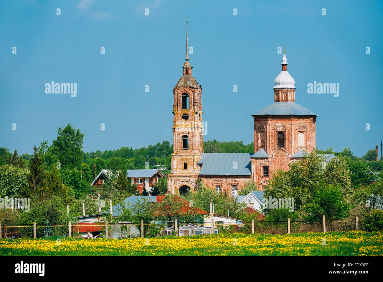 Chiesa dei Santi Boris e Gleb a Suzdal, Russia Foto Stock