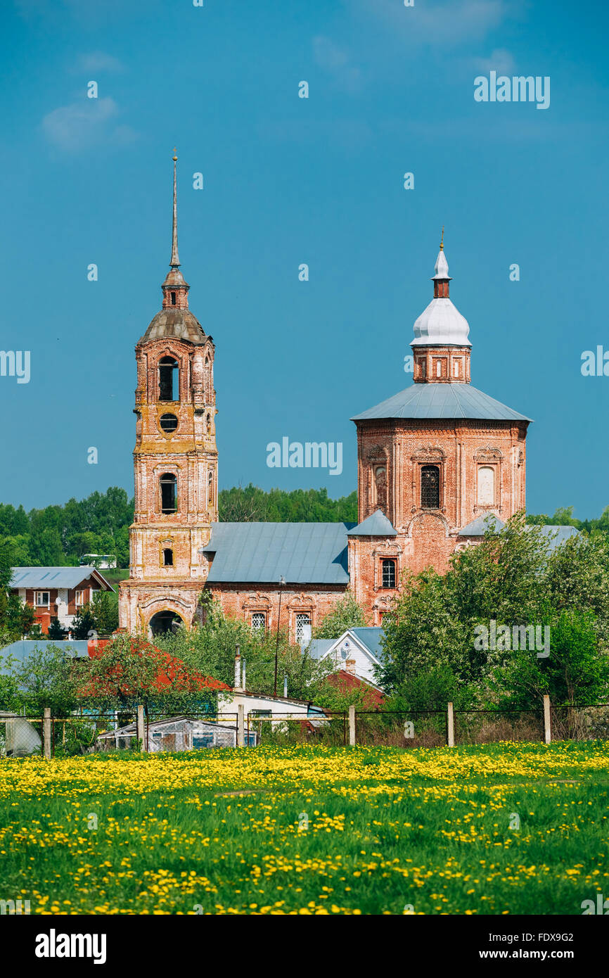 Chiesa dei Santi Boris e Gleb a Suzdal, Russia. Anello d'oro della Russia Foto Stock