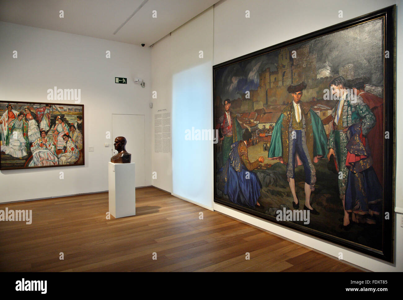 Opere di artisti basco in San Telmo museum, Donostia - San Sebastian, Paesi Baschi, Spagna. Foto Stock