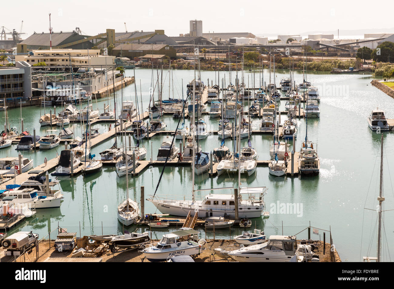 Yacht Club marina, Townsville Queensland Australia Foto Stock