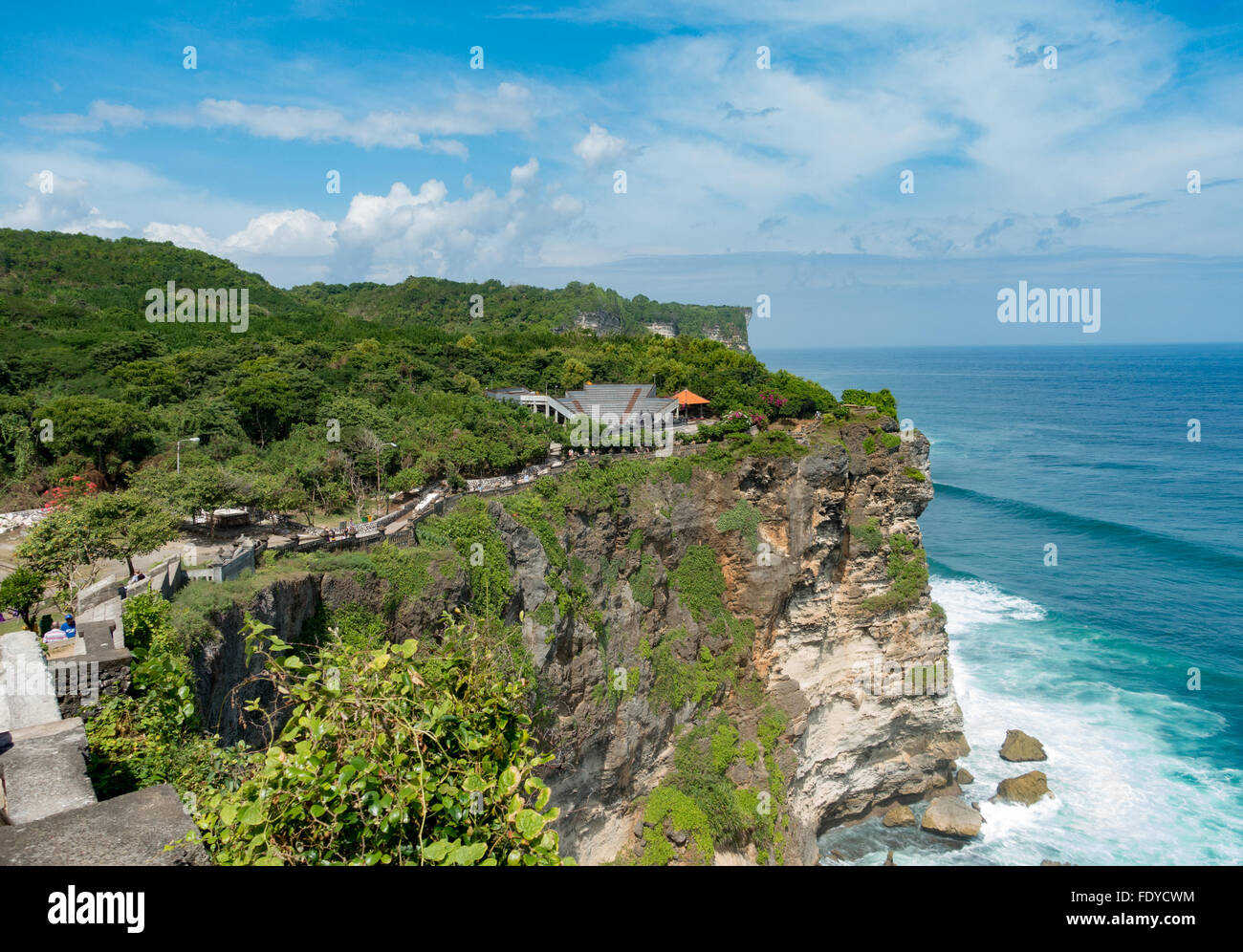 Tempio di Uluwatu di Bali. Foto Stock