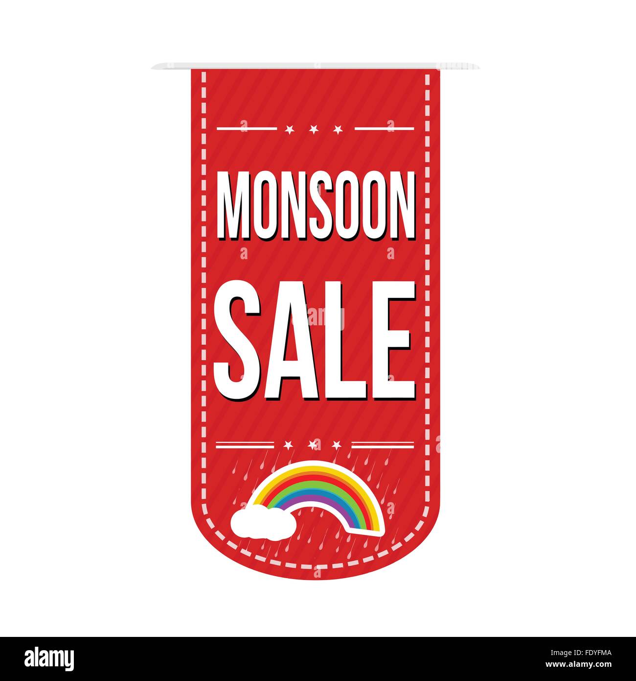 Vendita di monsone Illustrazione Vettoriale