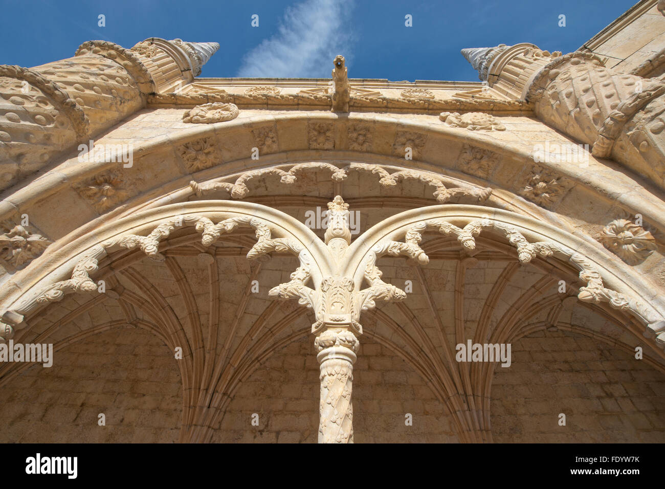 Il Monastero di Jeronimos, Lisbona, Portogallo Foto Stock