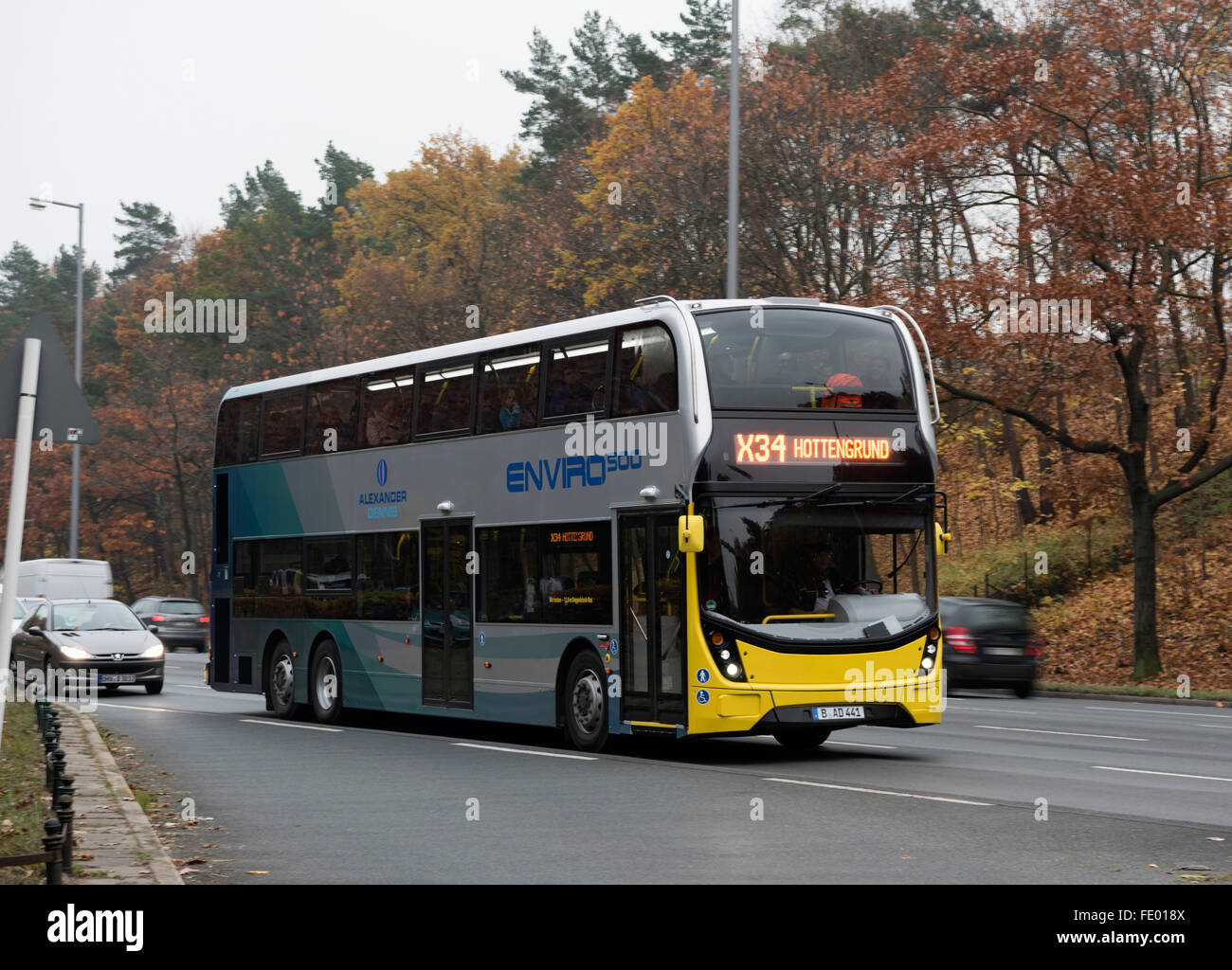 Berlino, Germania, LPP Test: Alexander Dennis Enviro 500 Foto Stock