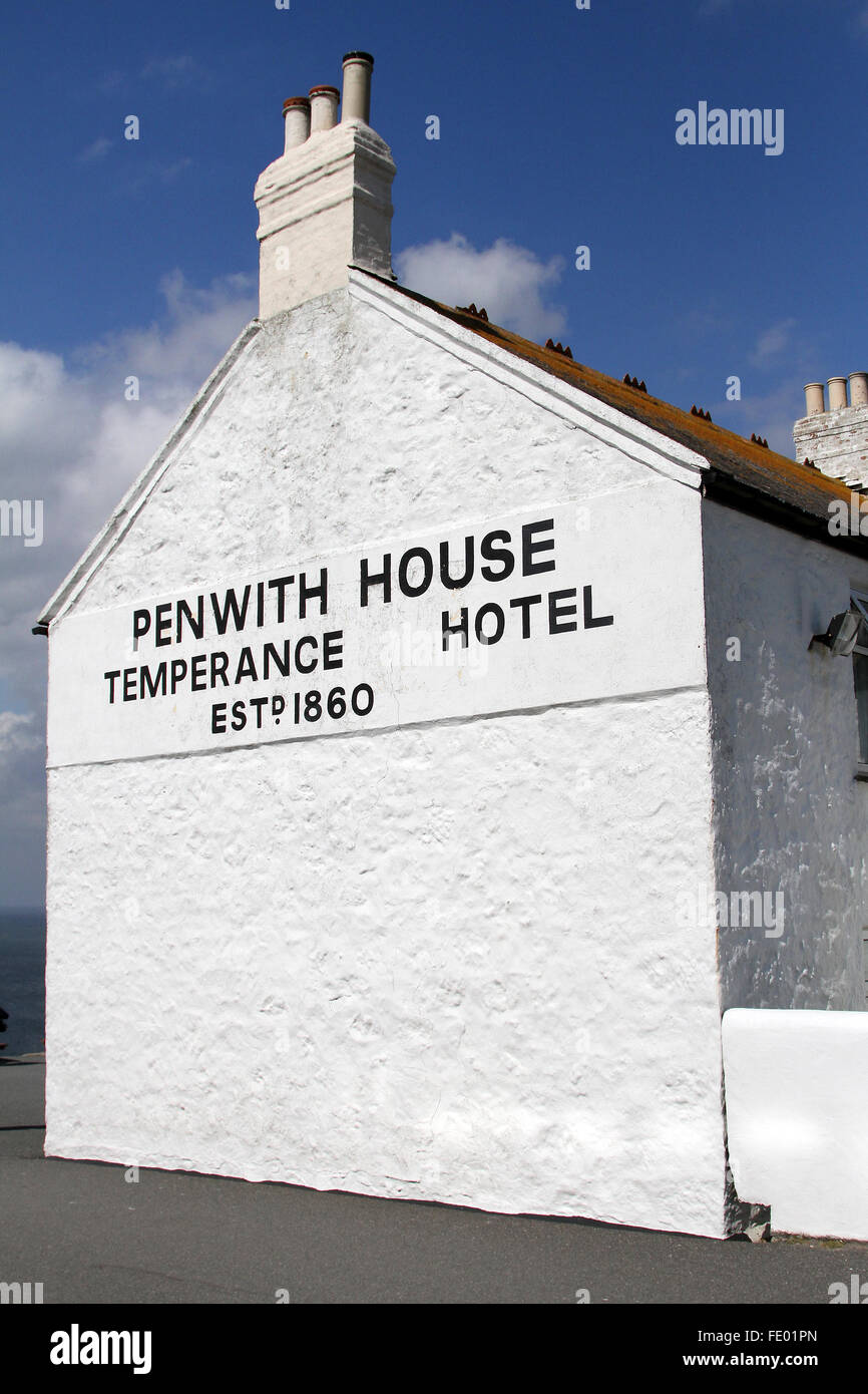 Casa Pentwith temperanza, Hotel Lands End, Cornwall Foto Stock