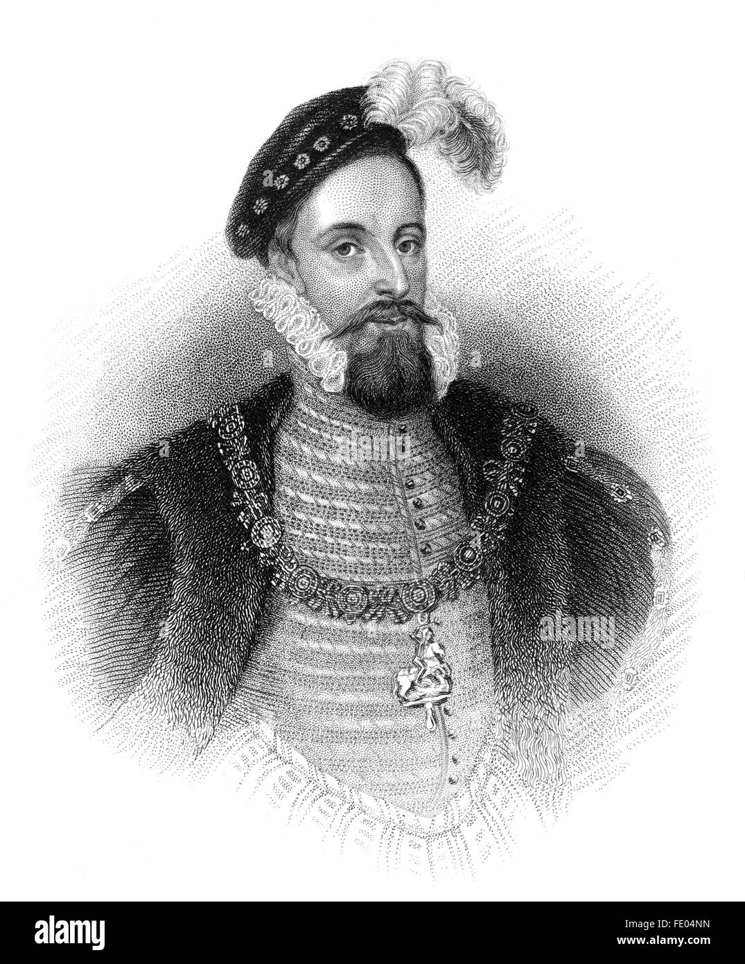Henry Gray, primo duca di Suffolk, terzo Marquess di Dorset, 1517-1554, un gentiluomo inglese, il padre di Lady Jane Grey Foto Stock