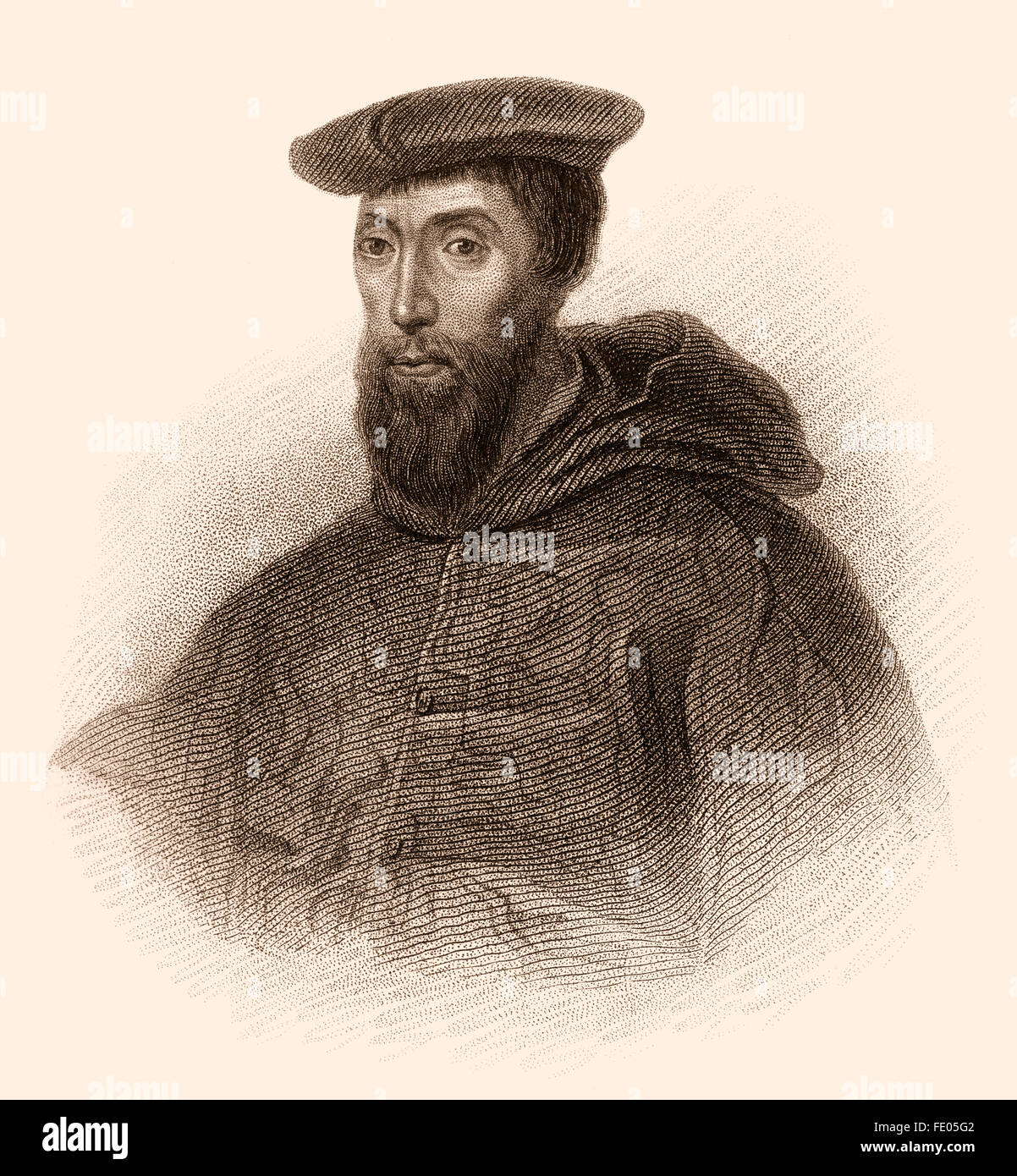 Reginald Pole, 1500-1558, un inglese un cardinale della Chiesa Cattolica  Romana, Arcivescovo di Canterbury Foto stock - Alamy