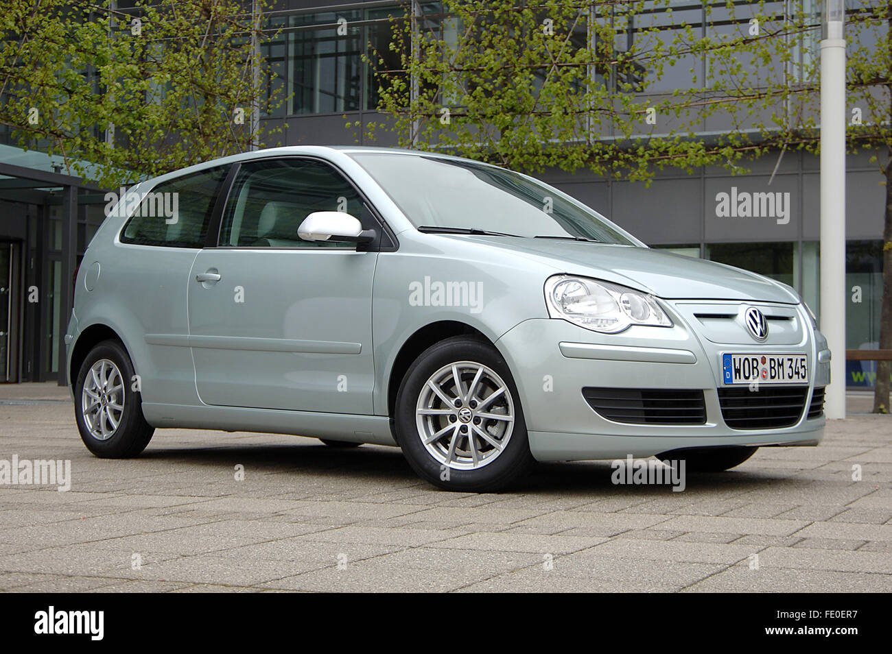 2007 VW Volkswagen Polo BlueMotion ad alta efficienza ecologica diesel auto  Foto stock - Alamy