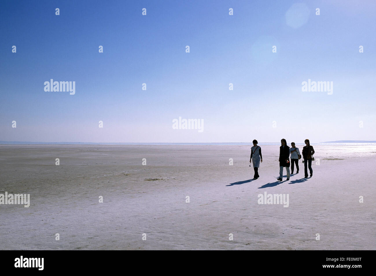 Turchia, lago salato di Tuz Foto Stock