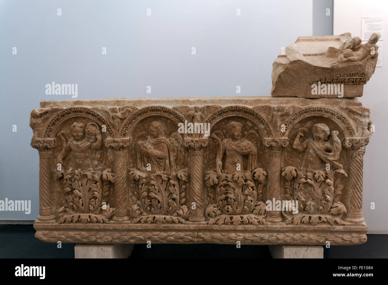 Sarcofago di Aphrodisias museo, Turchia Foto Stock