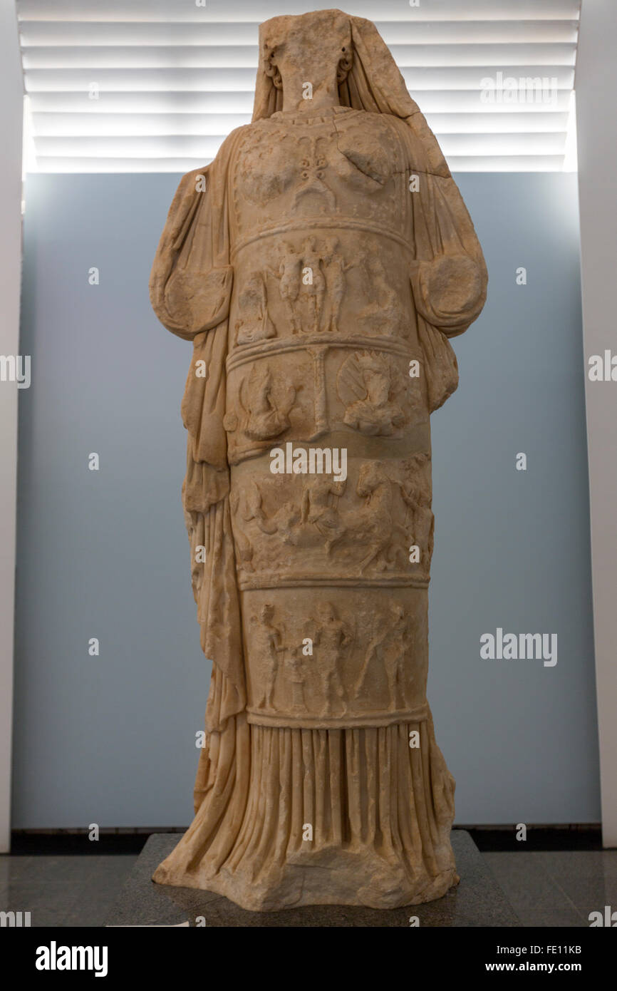 Afrodite della città scultura in Aphrodisias museo, Turchia Foto Stock