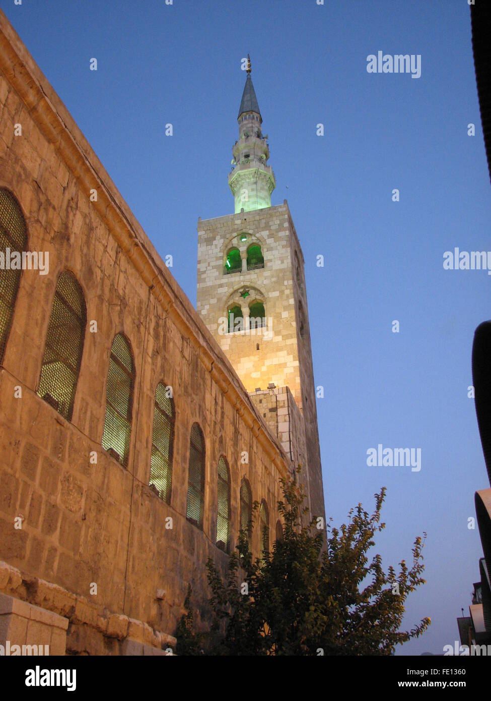 La moschea di Ummayad, Damasco, Siria Foto Stock