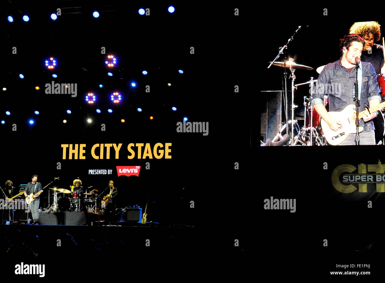 Mercoledì 3 febbraio, 2016: il cantante-cantautore Matt Nathason esegue al Super Bowl città di San Francisco, California durante la National Football League la settimana di apertura delle celebrazioni per il Super Bowl 50 tra la Carolina Panthers e Denver Broncos . Eric Canha/CSM Foto Stock