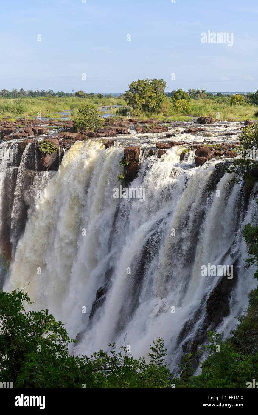 Victoria Falls, Zambia, Africa Foto Stock