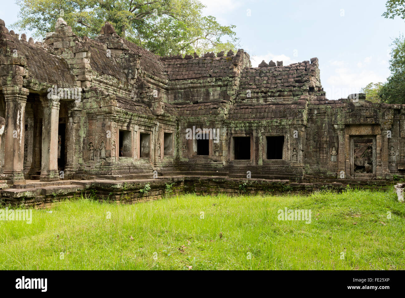 Preah Khan, Sito Patrimonio Mondiale dell'UNESCO, Angkor, Siem Reap, Cambogia, Indocina, Asia sud-orientale, Asia Foto Stock